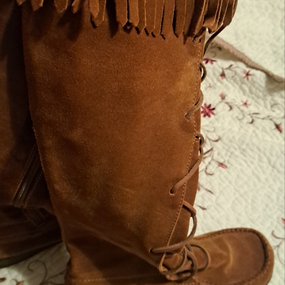 Womens Dingo fringe Boots - Picture 4 of 6